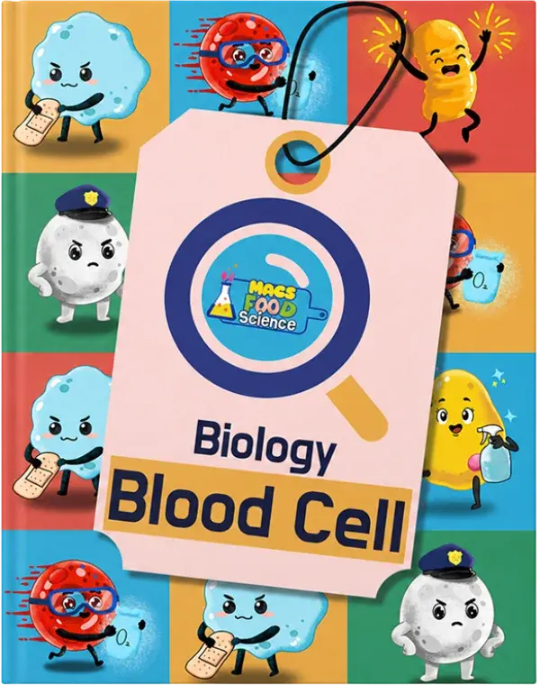 Food & Science workbook cover.Biology Blood Cell