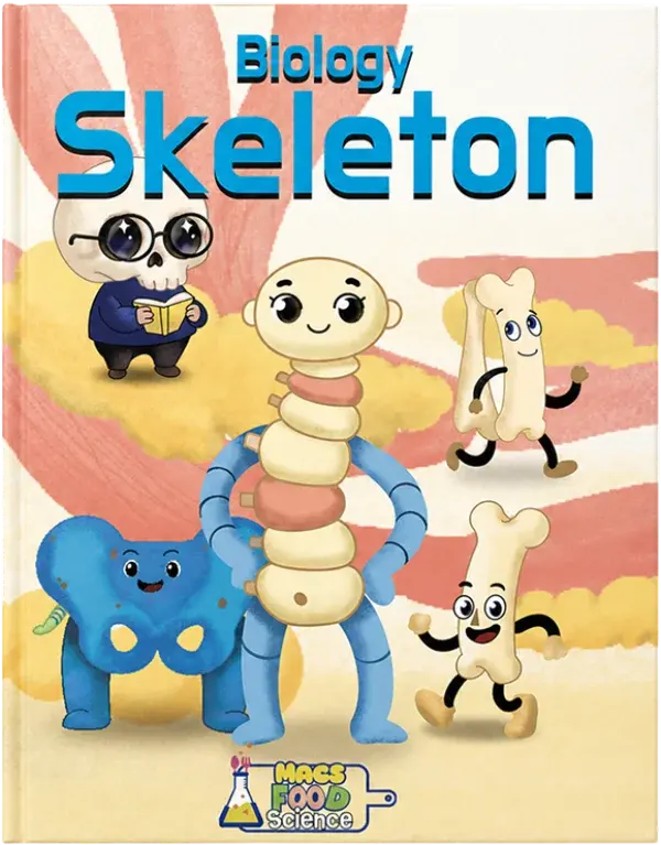 Food & Science workbook cover.Biology Skeleton